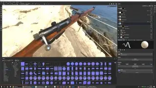 3ds max, substance painter - making a bolt action rifle