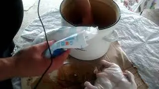 Дело было вечером. Холодное копчение.  Засолка мяса