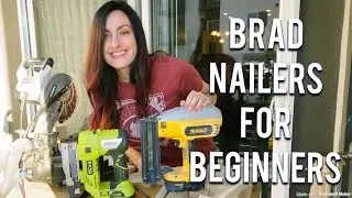HOW TO USE A NAIL GUN - FOR BEGINNERS PIN nailer VS BRAD Nailer