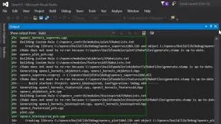 OpenCV Build and Install in Windows 10 with Visual Studio 2015 (PART III)