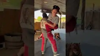 XL Bully Chief Bites Foot - Must Watch