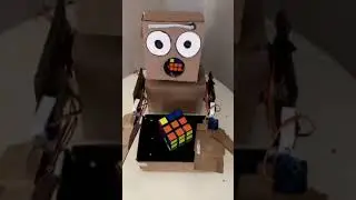 Automabot the Robot Magician Perform Rubiks Cube Magic Now?! #shorts