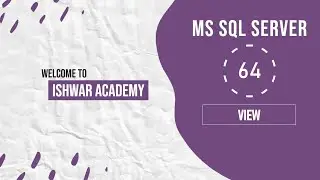 64. View in MS SQL Server | SQL Server Tutorial in Hindi | SQL Server 2023