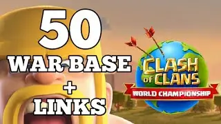 TOP 50 WAR BASE from ESL World Championship | War Base | CWL Base | Push Base