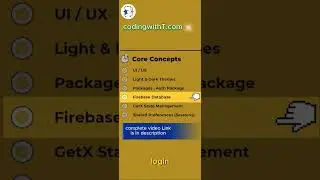 Flutter App with Firebase Flutter App with Backend 2024 full course core concepts