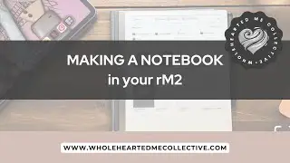 reMarkable 2 | Create a NOTEBOOK in your rM2