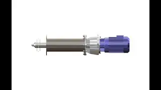 SolidWorks 3D Design and Assembly a high shear wet granulator