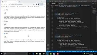 Pure CSS Tabs Tutorial in Hindi - Urdu