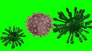 Corona Virus green screen video,Covid 19 video effect,