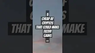 5 CRYPTOS CHEAP!! #shorts #new #crypto #cryptocurrency #money #digital #bitcoin #popular #video