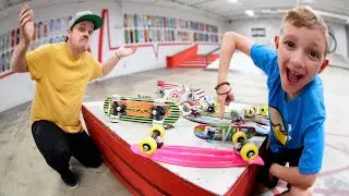 YOU MUST 3 FLIP EVERY TINY SKATEBOARD! / Warehouse Wednesday
