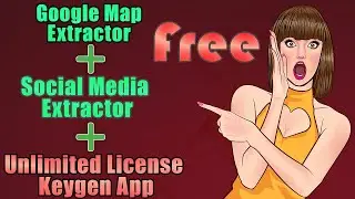 Google Map Extractor + Social Media Extractor - Full Resaller Rights #googlemaps #socialmedia