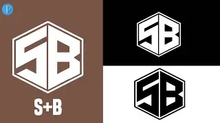 S B logo In Android phone | Making alphabet logo in Pixellab Tutorial