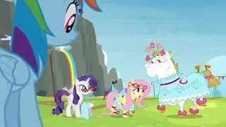 Bulk Biceps, Fluttershy & Rarity - Equestria Games uniforms - Yeah! Too much?