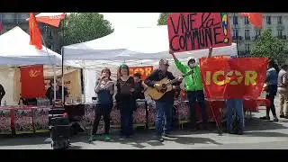 Vive la Commün! Paris komünün 150 yılı etkinliklerinde ICOR çadırı