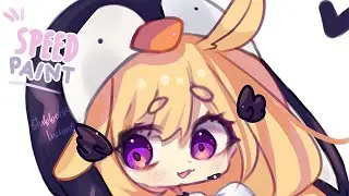 speedpaint ᜊ cheebie chibi 🐧