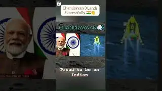 Chandrayaan-3|Visuals of Vikram Landing on Moon|India is on the Moon 
