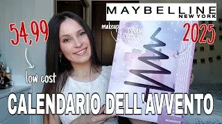 CALENDARIO DELL'AVVENTO MAYBELLINE 2025❄️🎀✨️  #calendariodellavvento #lowcost #maybelline #makeup  