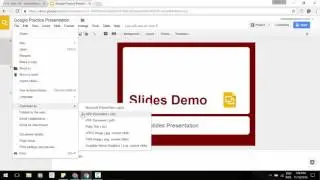 Export presentations in OpenDocument Presentation (ODP) format from Google Slides
