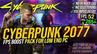 Cyberpunk 2077 - Increase Fps On Any Pc ⚡/ Fix Stutter & Low Fps and Increase Performance