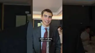 Armand tries Korean food in Paris