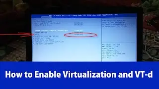 How to enable virtual technology (vt-x,vt-d) in BIOS  windows 10 Asus Computer systems