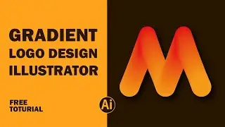 How to make gradient logo design by blend tool in Ai.