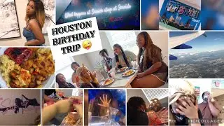 HOUSTON BDAY VLOG | MISSED FLIGHT, SEASIDE LOUNGE, PERSONAL CHEF & MORE