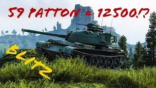 Полный обзор на 59 Patton!!! Стоит ли покупать?! World Of Tanks Blitz
