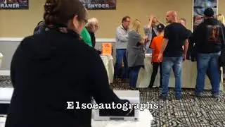 Richard Dreyfuss meet & greets fans at Chiller  Convention Theater. Jaws