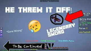 Dropping Tactician Sword into the Void- Hypixel Skyblock