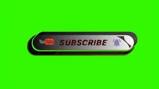 Green Screen Subscribe Button Animated |green screen bell icon | 