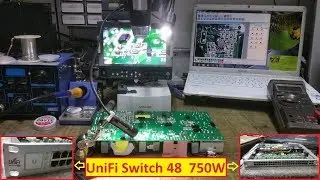 UniFi Switch  48 750W No power problem / dead unit fixed.
