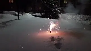 Тест пиротехники на Новый Год 2021 !