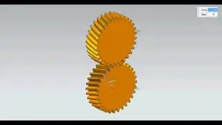 Helical Gears Motion Simulation (3-D Animation) | Aman Dattani