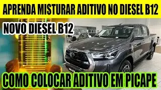 HOW TO CORRECTLY MIX THE ADDITIVE IN THE NEW B12 DIESEL - CAN I FILL IT WITH REGULAR DIESEL?