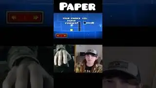 Geometry Dash 2.2 Rock Paper Scissors Challenge Experience #shorts
