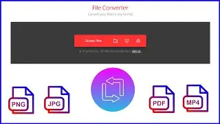 Convert any File Fast and Easy/ Convert PNG to SVG/ Convert PNG to PDF
