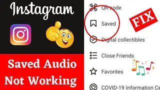 Instagram Saved Audio Not Showing | Instagram Saved Audio Not Working |Instagram Saved Audio Problem