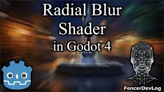 Godot 4: Radial blur shader (tutorial)