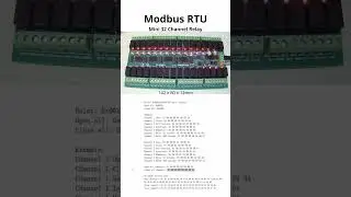 Modbus RTU RS485 Mini Relay Module