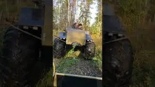 Вездеход ТАЙГА 2 переедет ров с водой?