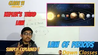 Law of Periods - Kepler's third law of Planetary Motion - Gravitation - Class 11