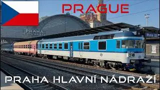 Czechia: Trains at Praha hlavní nádraží - Prague Main Station