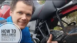 Bike Mods - Make an simple exhaust bracket