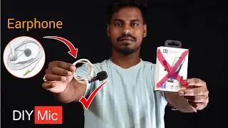 DIY MIC 🎤 / How to make Microphone use Old Earphone