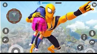 Flying Spider Super Hero Part-2 | Rescue City Super Hero Android GamePlay | By Game Crazy