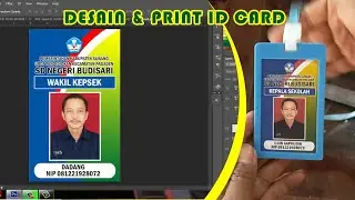 cara membuat id card gantung dengan printer a4