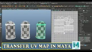 Transfer UV Map In similar Object in Maya | Maya tutorial