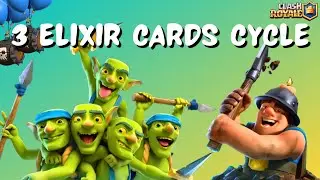 3 ELIXIR CARDS DESTROY THE ARENA